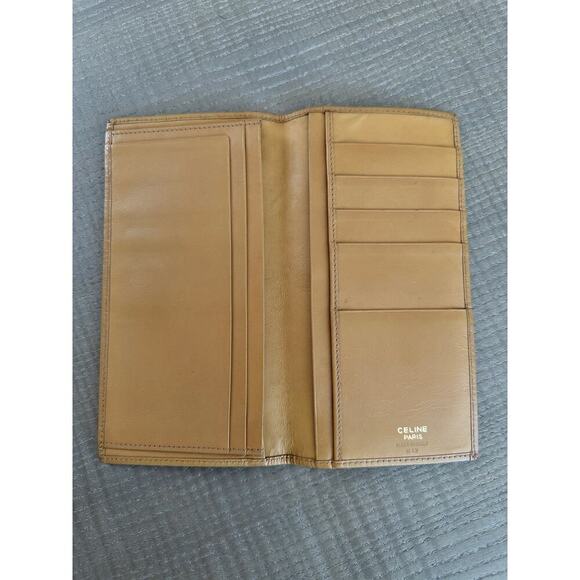 Celine Macadam Pattern PVC  Bifold Long Wallet - Picture 2 of 15